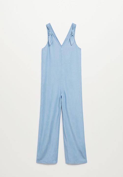 MANGO - One-piecesuit marble - blue