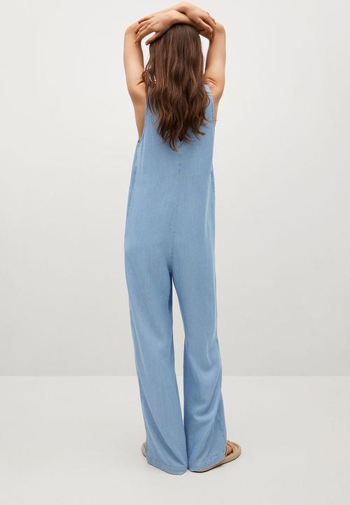 MANGO - One-piecesuit marble - blue