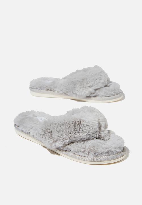 Cotton On - Body thong slipper - grey