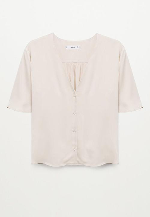 MANGO - Blouse cecil - beige