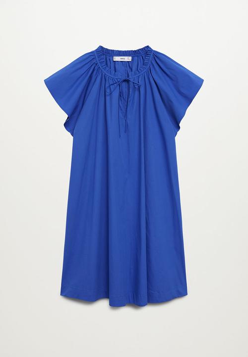 MANGO - Dress deep - blue