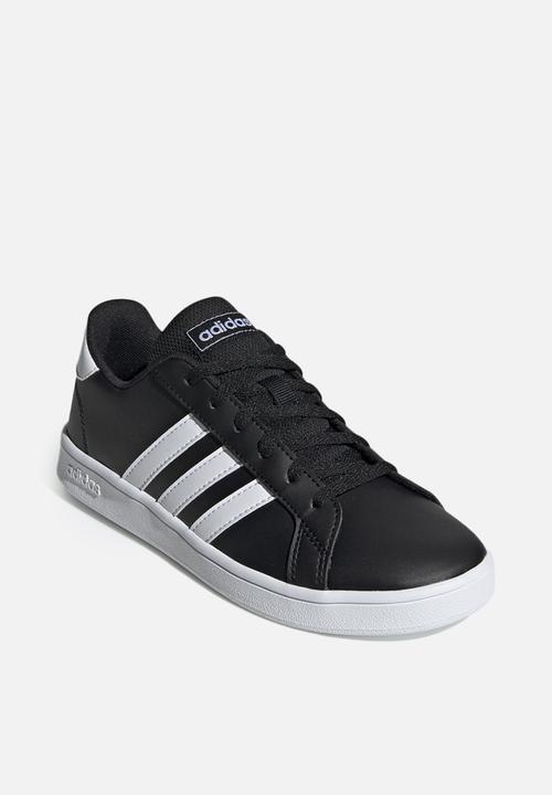 adidas Performance - Grand court kids - black & white 