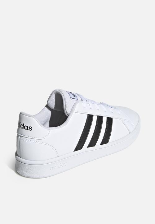 adidas Performance - Grand court kids - white & black 