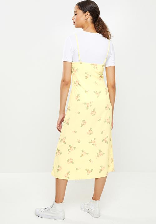 Glamorous - Slip dress - yellow