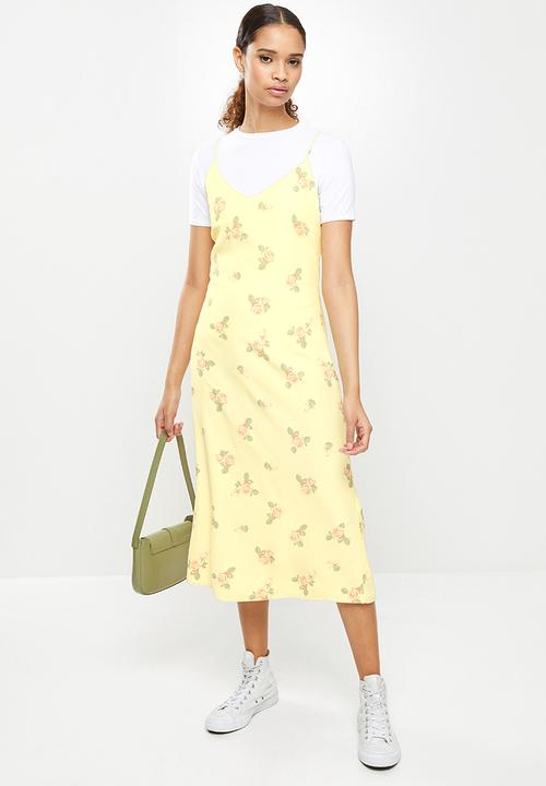 Glamorous - Slip dress - yellow