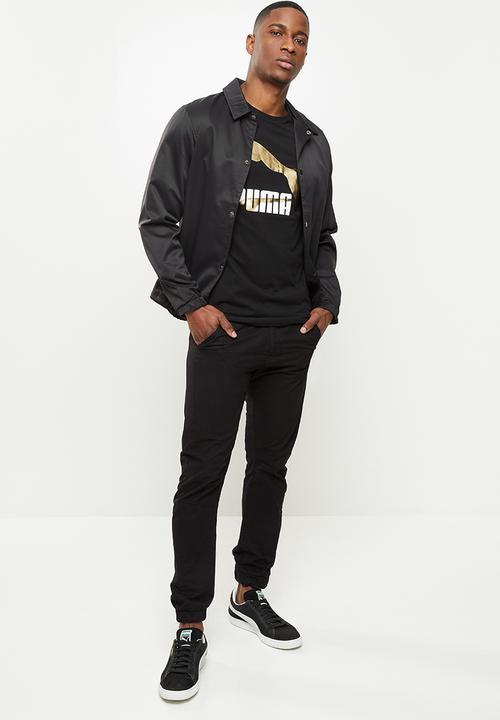 PUMA - Classics logo tee - black