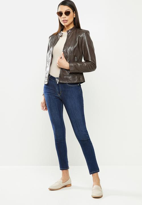 POLO - Hilton quilted leather jacket - brown