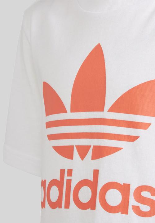adidas Originals - Short & tee set - white & blue 
