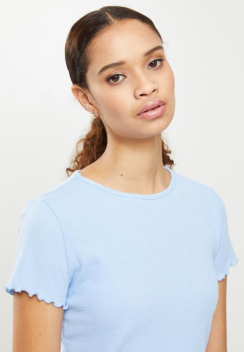 Glamorous - Stane knitted top - light blue