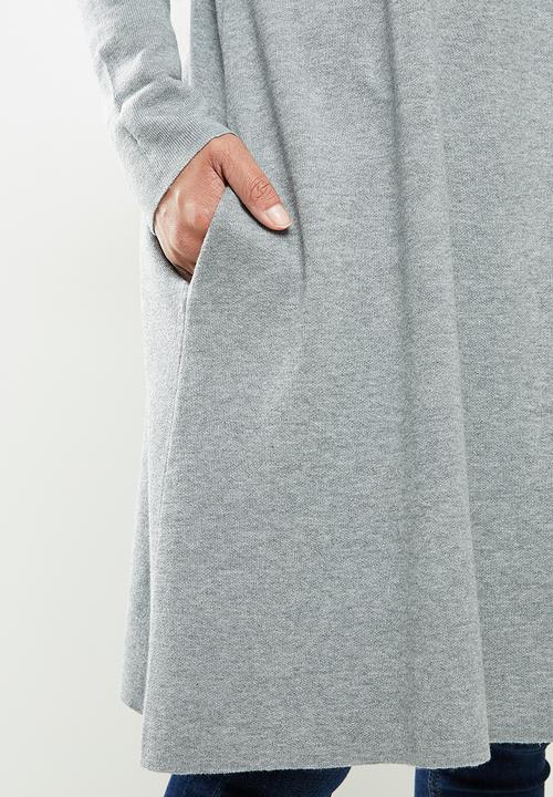 POLO - Delilah long sleeve lounge hoodie with stripe - grey 