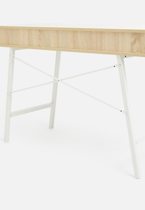 Sixth Floor - Cale desk - white