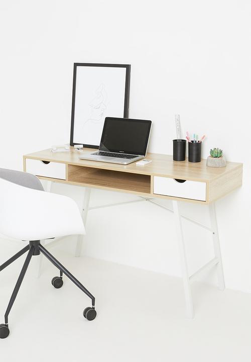 Sixth Floor - Cale desk - white