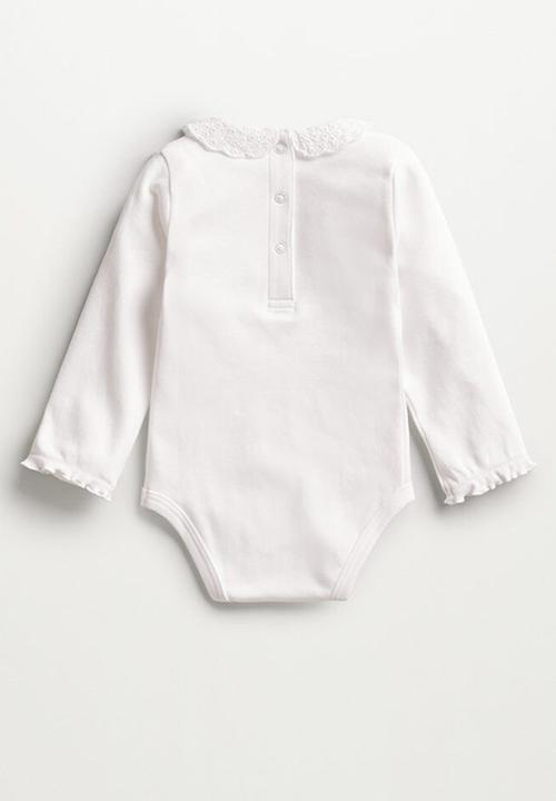 MANGO - Didi long sleeve tee - off white