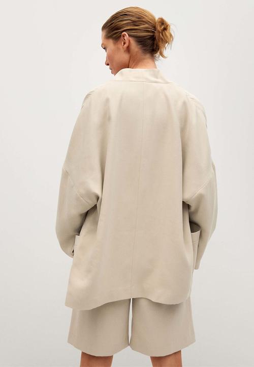 MANGO - Jacket kimo - light beige