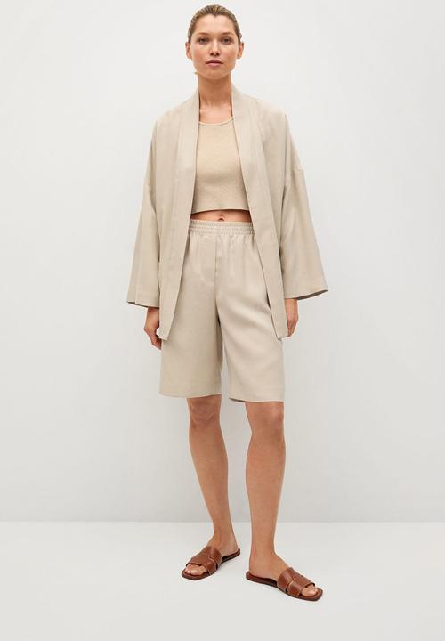 MANGO - Jacket kimo - light beige