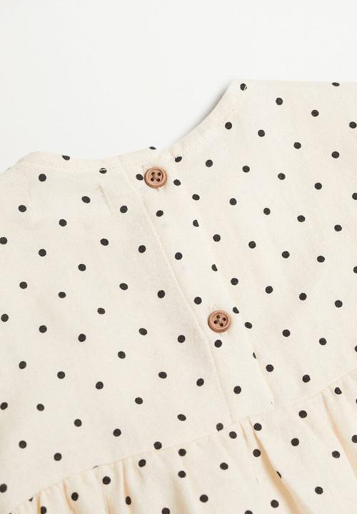 MANGO - Topito long sleeve blouse - off white 