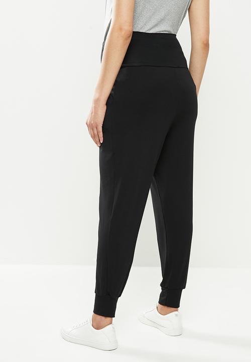 edit Maternity - Maternity drop crotch jogger - black1