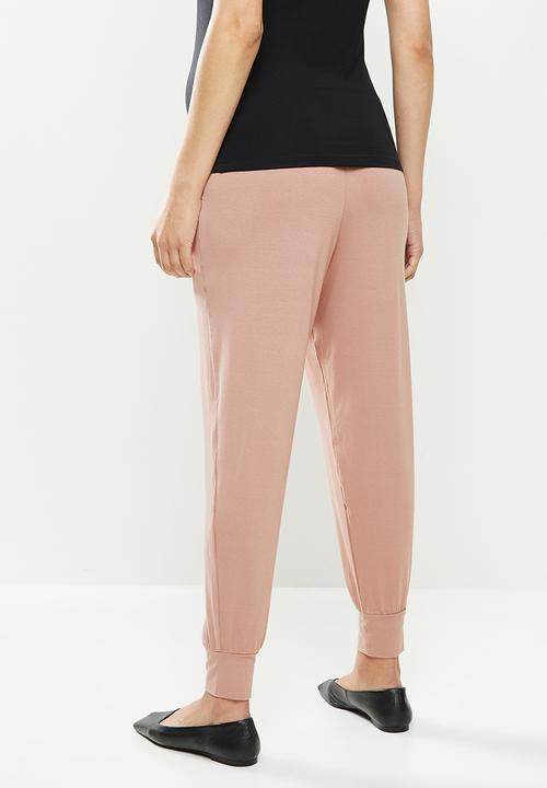 edit Maternity - Drop crotch jogger - pink