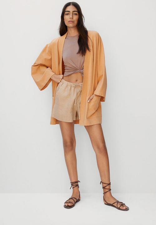 MANGO - Jacket adrien - light pastel orange