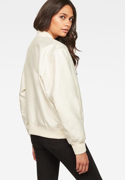 G-STAR - Deline boyfriend bomber - ivory