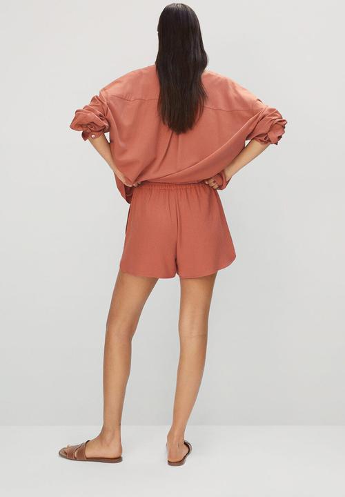 MANGO - Shorts luarca - rust/copper