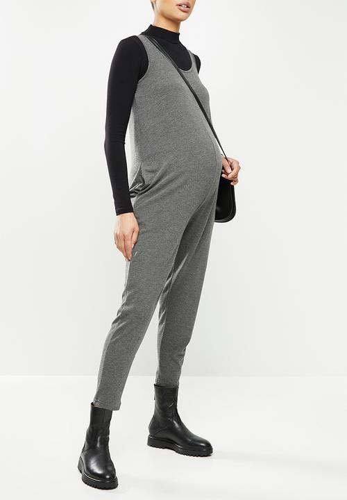 Superbalist - Soft slim leg jumpsuit - charcoal