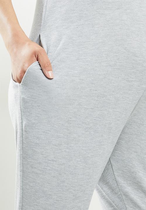 Superbalist - Soft slim leg jumpsuit - grey
