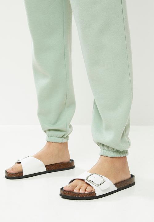 Superbalist - Cuffed tummy band jogger - sage