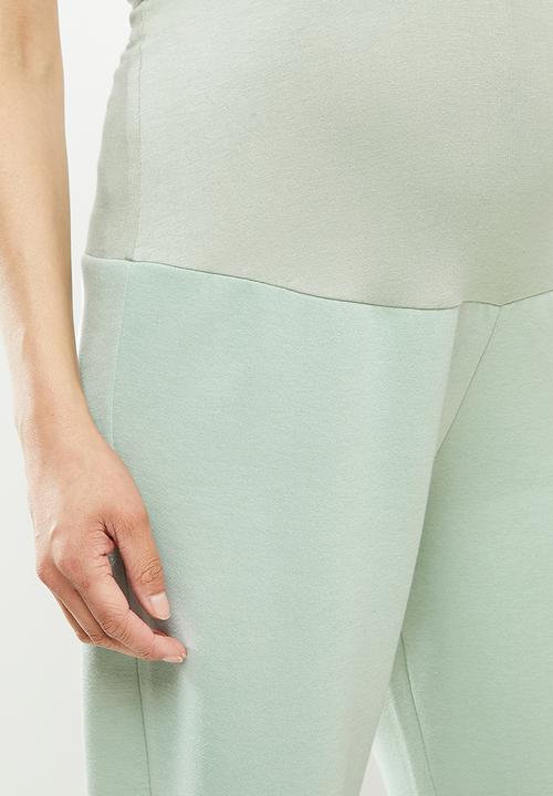 Superbalist - Cuffed tummy band jogger - sage