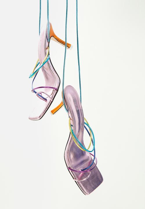 Public Desire - Cabo lace up heel - multi