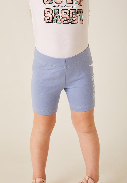 Flyersunion - 2 pack biker short - charcoal & blue