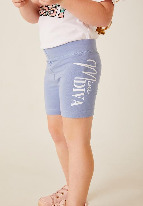 Flyersunion - 2 pack biker short - charcoal & blue
