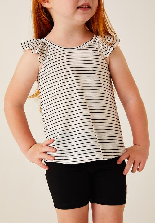 Flyersunion - 2 pack top - black & white 