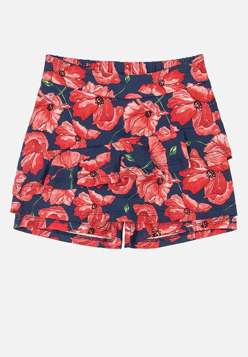Quimby - Girls rose heart tee & shorts set - multi