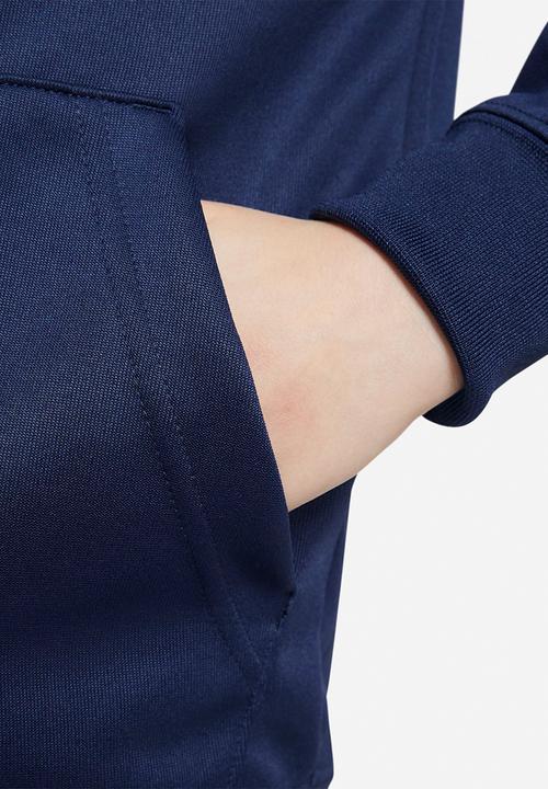Nike - B nsw repeat pk fz hoodie - navy & white