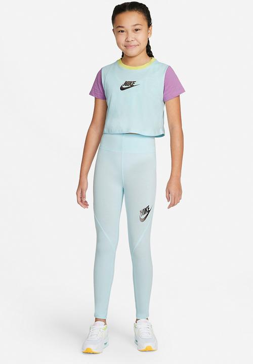 Nike - G nsw tee crop - blue 