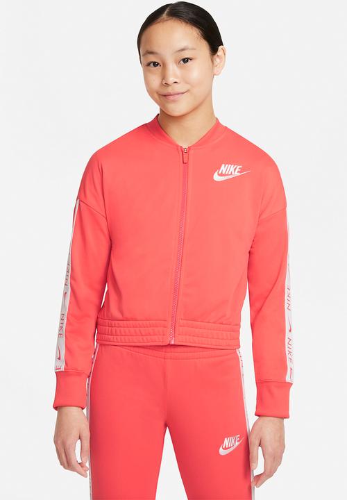 Nike - G nsw trk suit tricot - magic ember/white