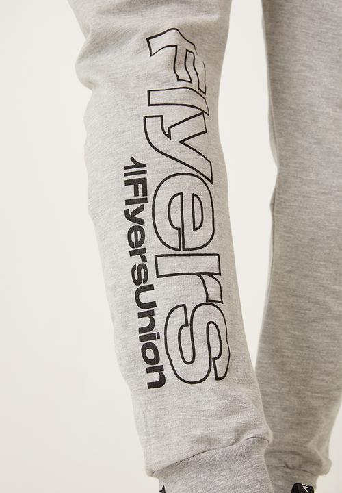Flyersunion - Panel jogger - grey melange