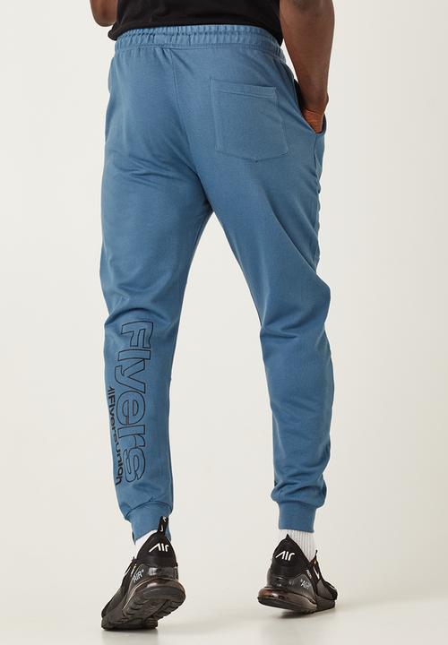 Flyersunion - Panel jogger - denim blue