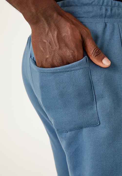 Flyersunion - Panel jogger - denim blue