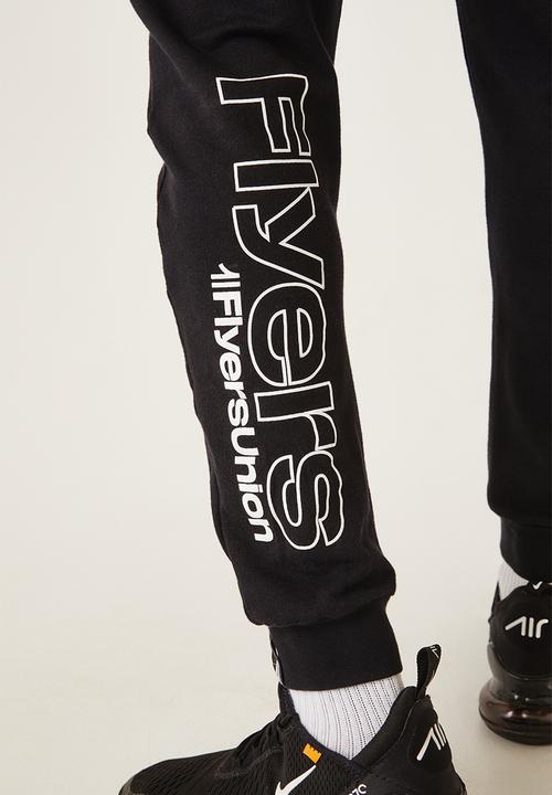 Flyersunion - Panel jogger - black