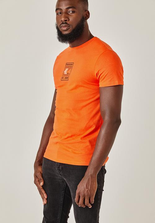 Flyersunion - Regular printed tee - orange