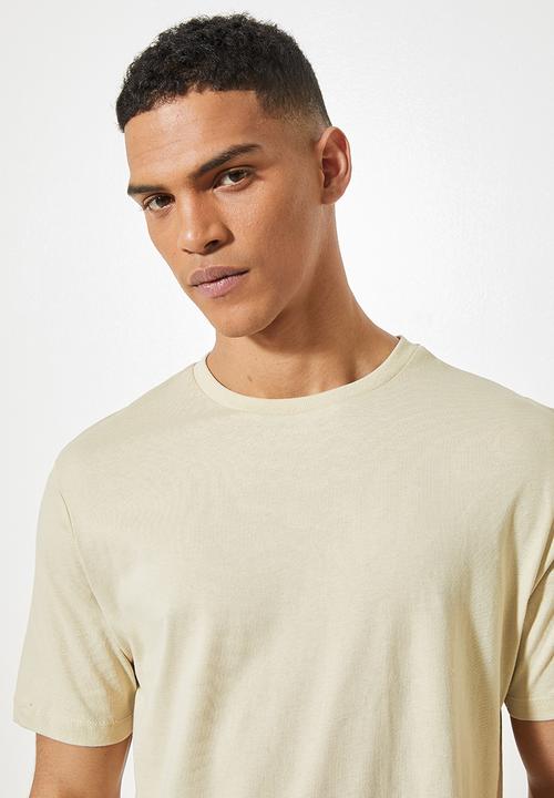 Superbalist - Nate crew neck tee - beige 