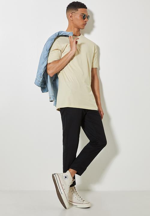 Superbalist - Nate crew neck tee - beige 