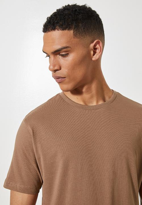 Superbalist - Nate crew neck tee - brown 
