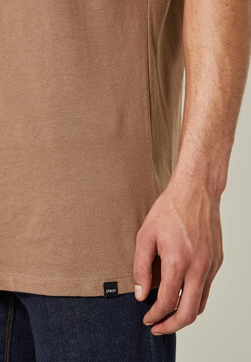 Superbalist - Nate crew neck tee - brown 