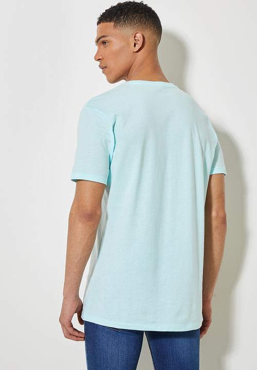 Superbalist - Dean vee neck tee - pale blue 