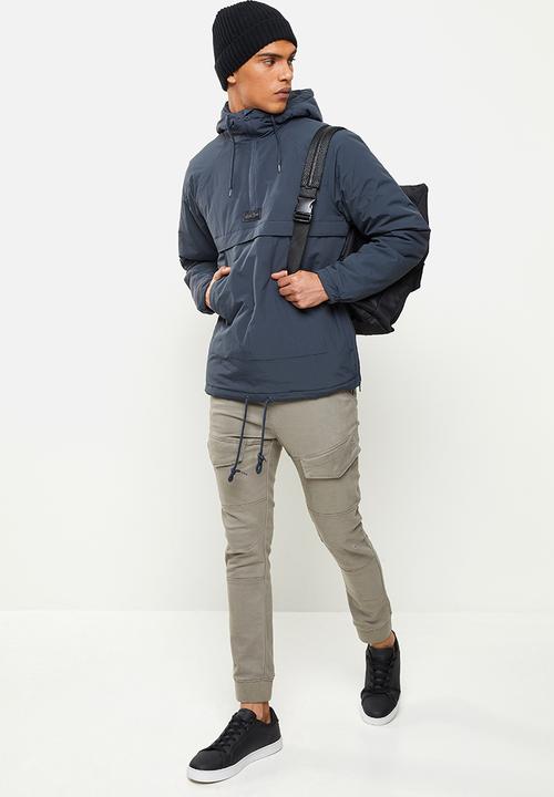 Aca Joe - Aca joe padded jacket- windbreaker - navy
