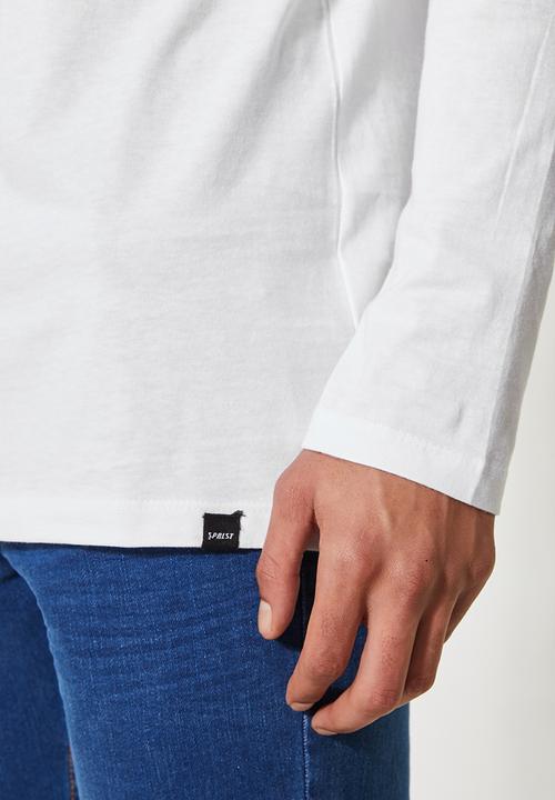 Superbalist - 5-Pack nate long sleeve crew neck tee - multi