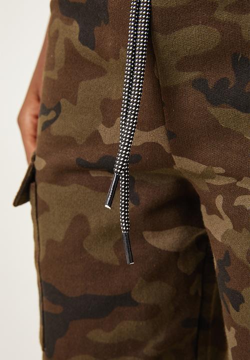 Flyersunion - Utility knit short - camo